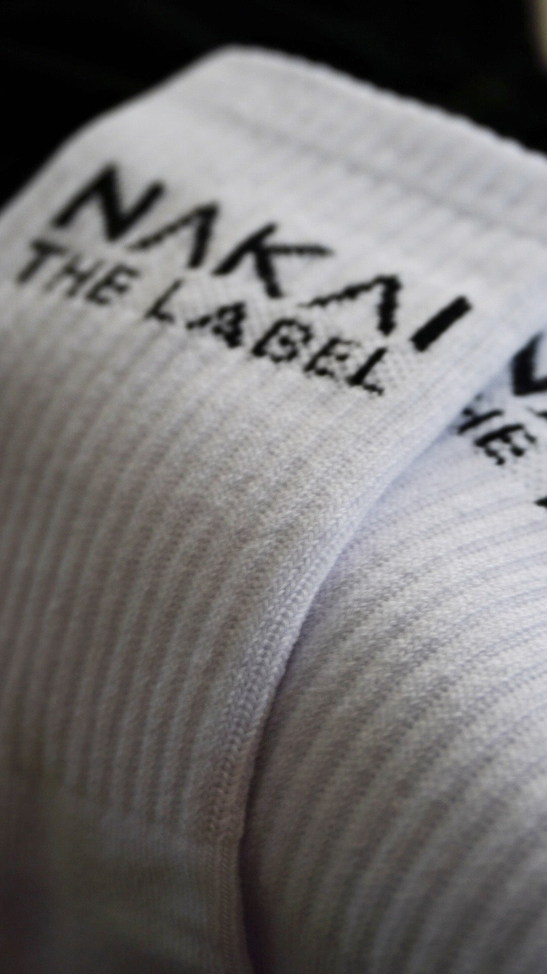 Nakai Crew Socks - White