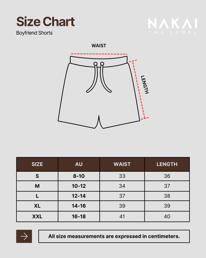 NTL Boyfriend Shorts - Gray Marl 