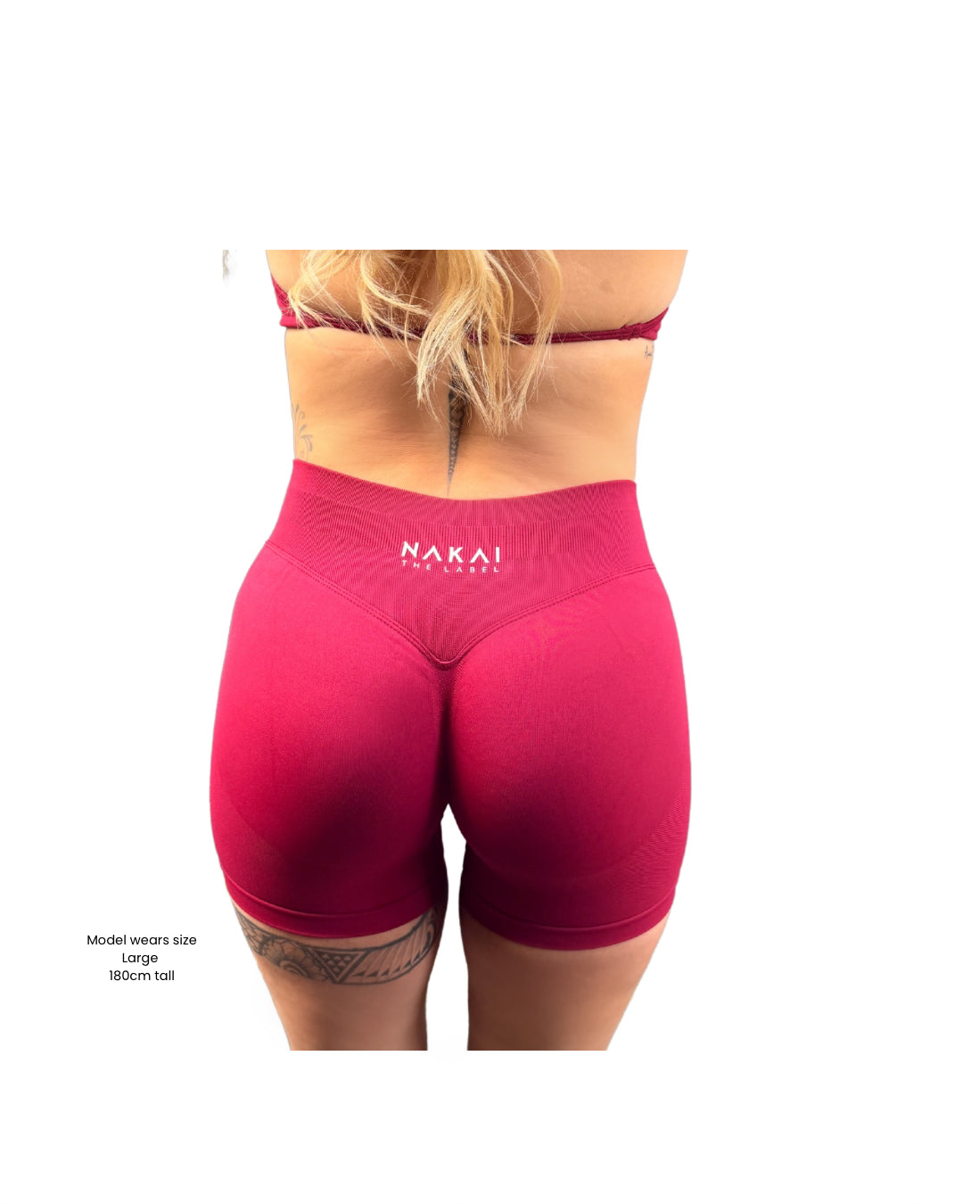 Velvet Scrunch Short - Berry Plum