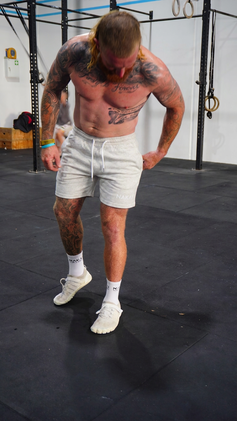 NTL Boyfriend Shorts - Gray Marl 